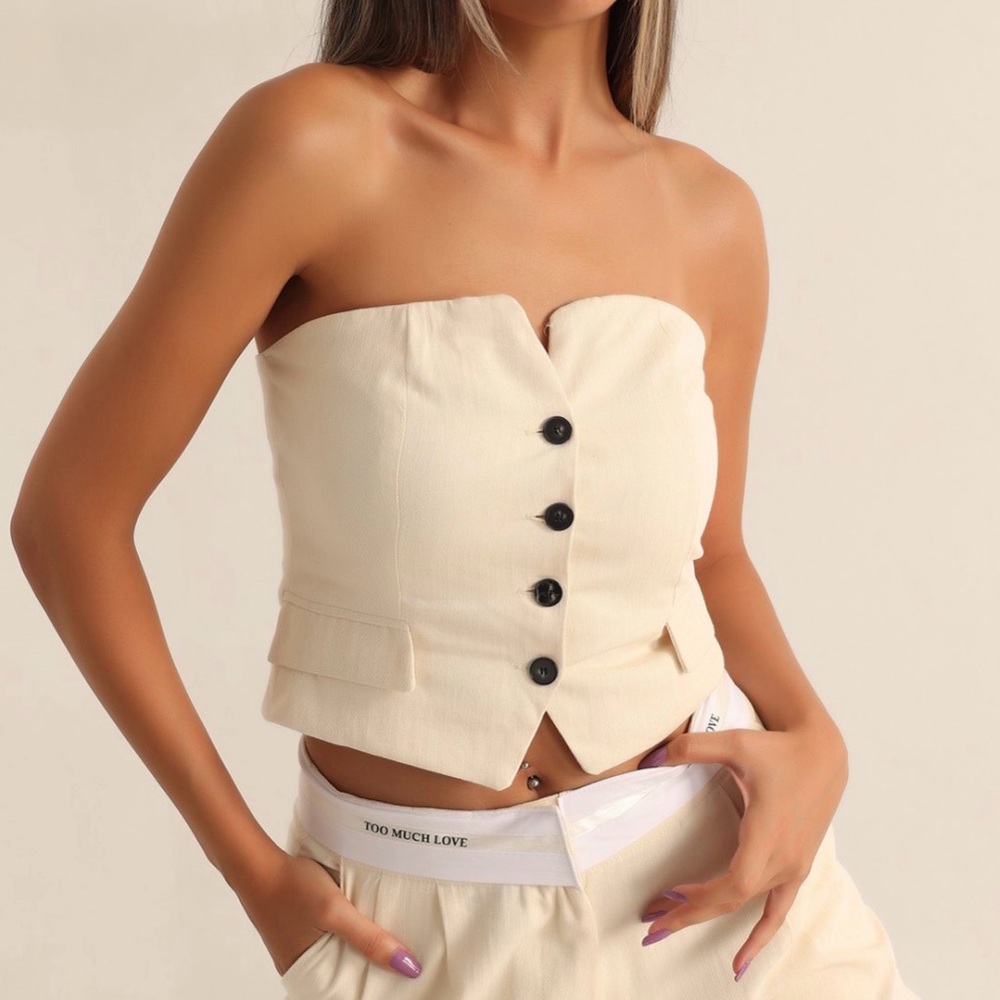 New Sincerely Jules Strapless Vest Top